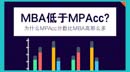 憑什么MBA分?jǐn)?shù)線比MPAcc低這么多？