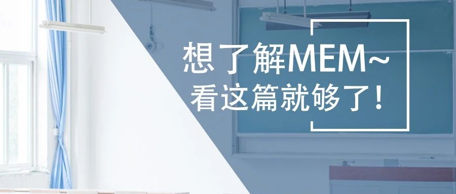 備考必看！報(bào)考MEM并非退而求其次