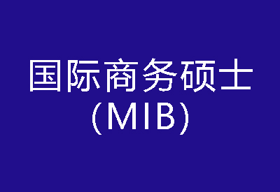 40種碩士專業(yè)學(xué)位概覽——國(guó)際商務(wù)碩士（MIB）